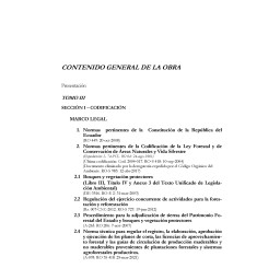 Legislación Ambiental. Tomo...