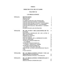 Derecho Civil del Ecuador...